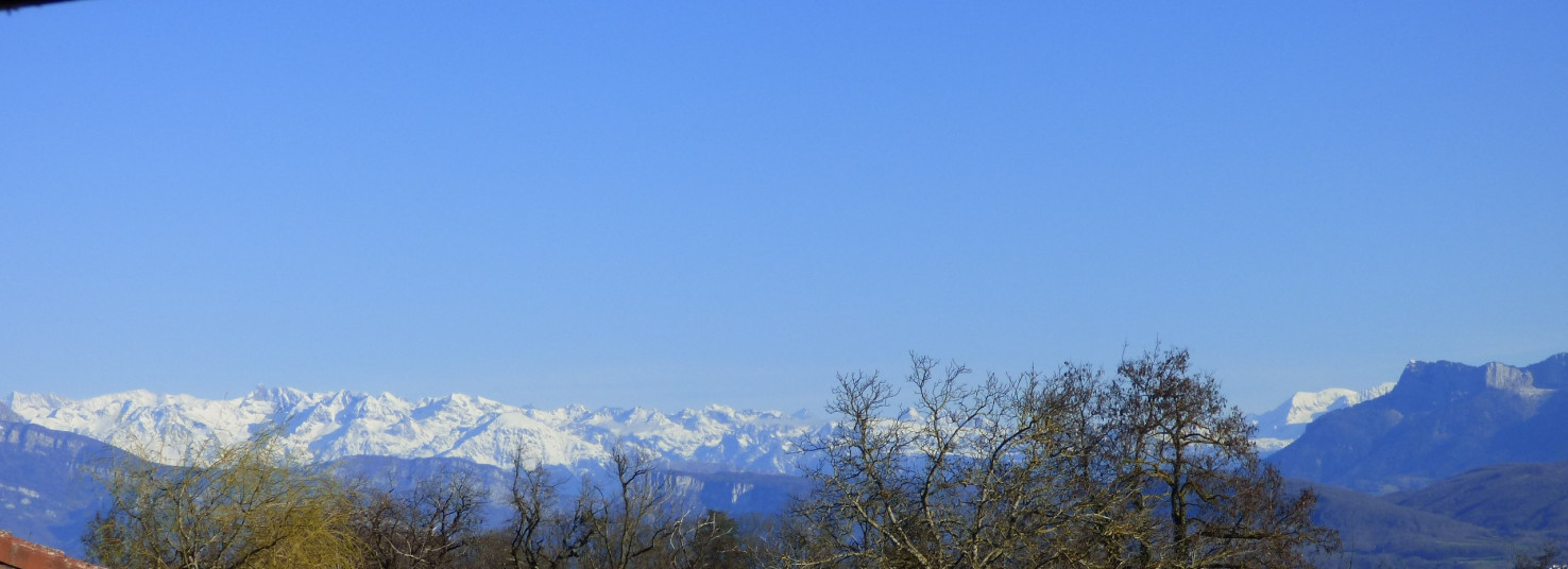 Vue sur Chartreuse et Belledonne